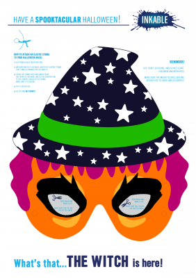 Have a Spooktacular Time with Free Printable Halloween Masks From Inkable!