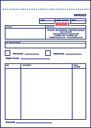2x NCR Triplicate Invoice Book 203 X 137mm - Pack Of 5 Duplicate Carbonless Forms